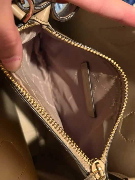 Michael Kors Tan Mercer Crossbody Bag NO WALLET w/ Chain Strap - Picture 9 of 10